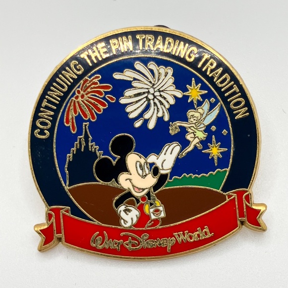 2005 CTT AWARD Mickey Tinker Bell Continuing the Pin Trading Tradition Disney - Picture 1 of 3